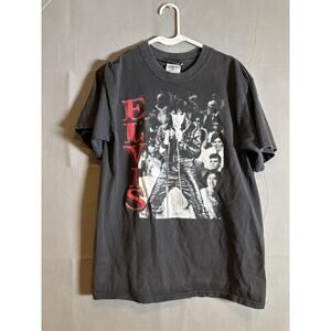 Vintage Elvis Presley Shirt Mens Medium Black Graceland 68 Comeback Tee 90s